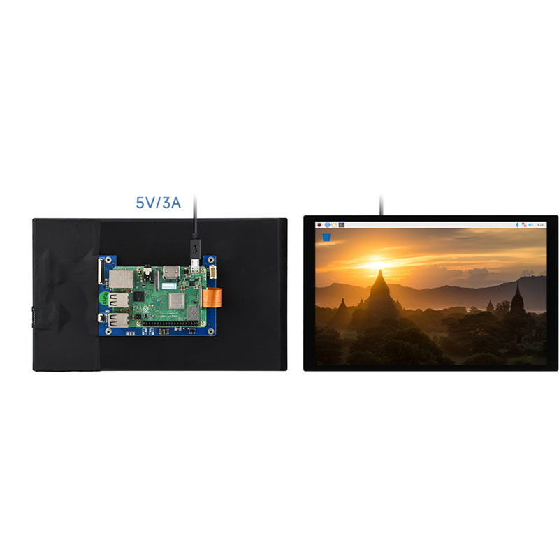 Raspberry Pi 5 - 10,1-дюймовый сенсорный экран DSI для Raspberry