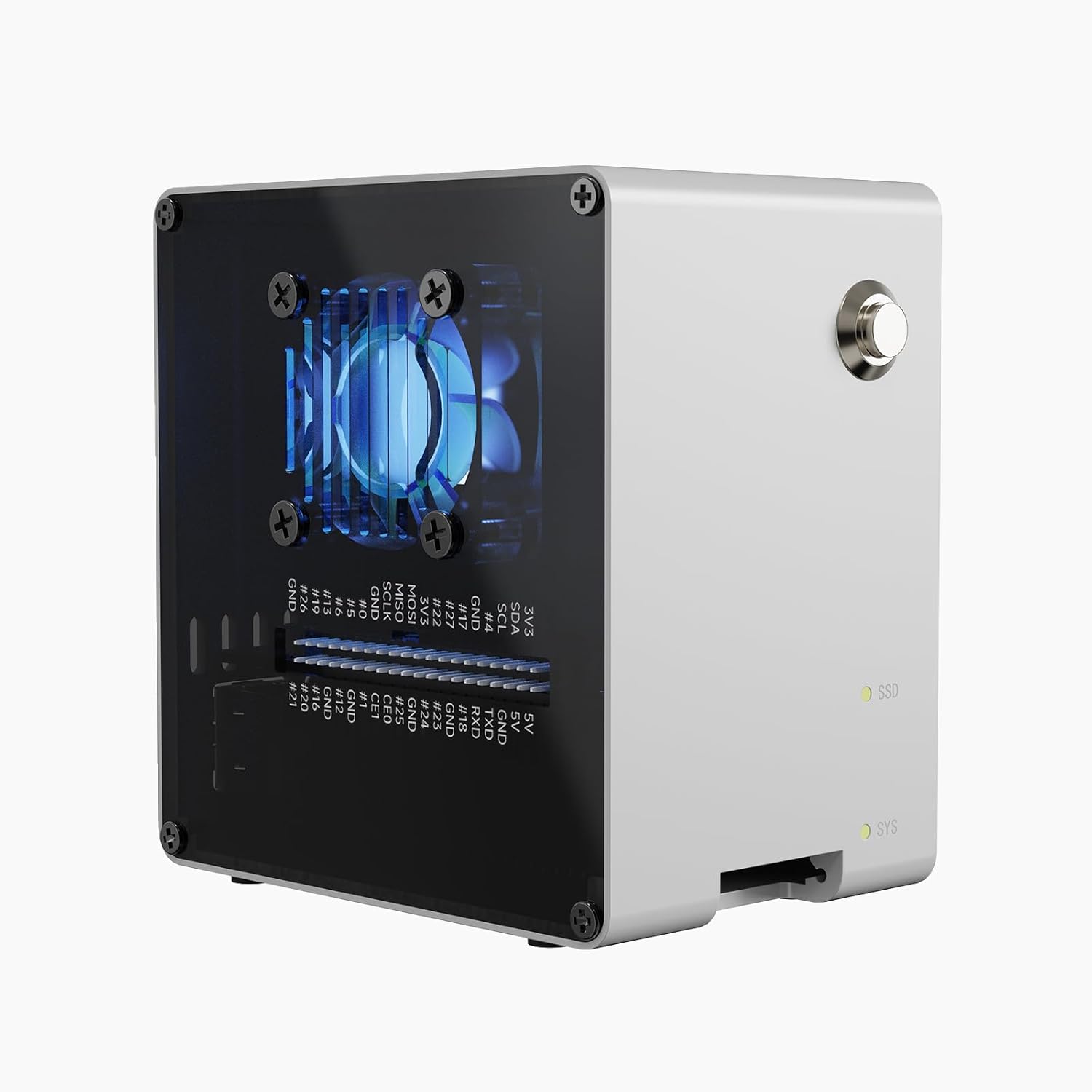 Pi 5 Case - Корпус Pironman 5-Mini NVMe M.2 SSD