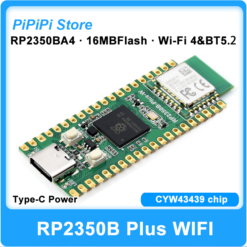 Raspberry Pi Kit - Плата разработки RP2350B Plus W, оснащенная
