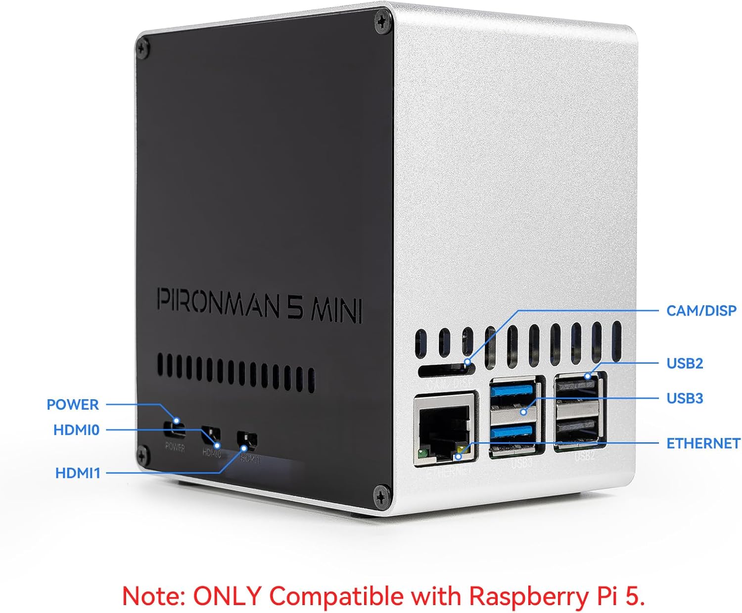 Корпус Pironman 5-Mini NVMe M. – обзор и цена Pi 5 Case