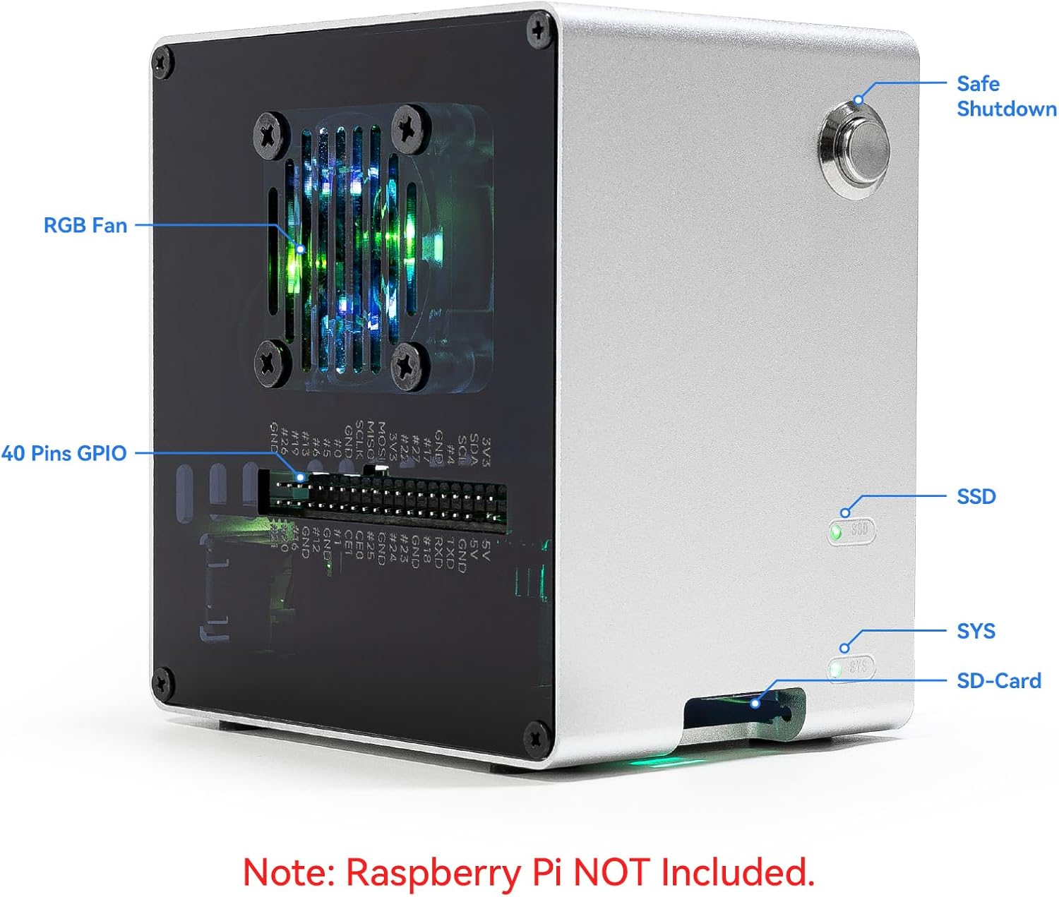 Корпус Pironman 5-Mini NVMe M. – обзор и цена Pi 5 Case