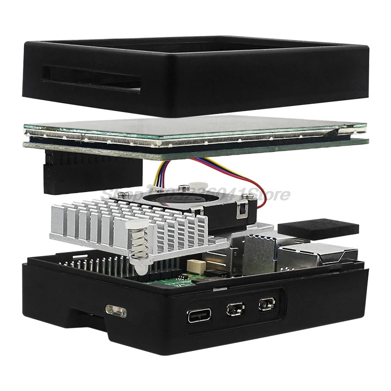 3,5-дюймовый сенсорный экран R – обзор и цена Pi 5 Case