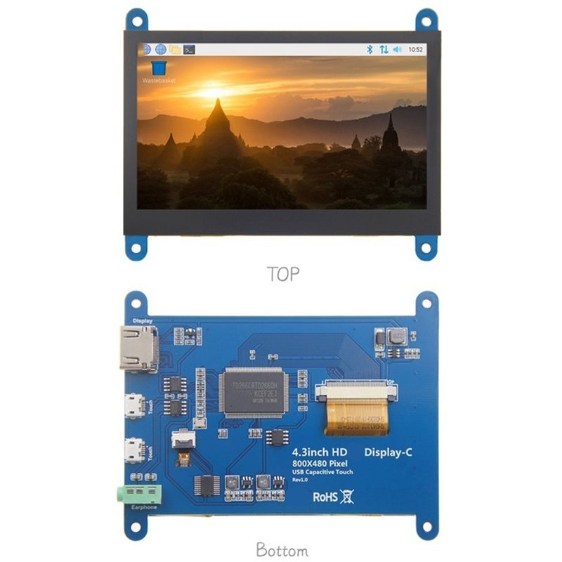 Новый емкостный сенсорный экра – обзор и цена Pi Zero