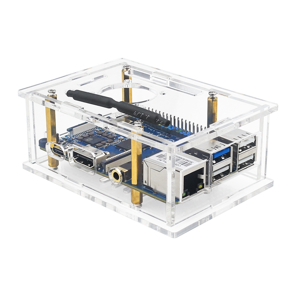 ABFN-акриловый корпус с охлажд – обзор и цена Pi 4 Case