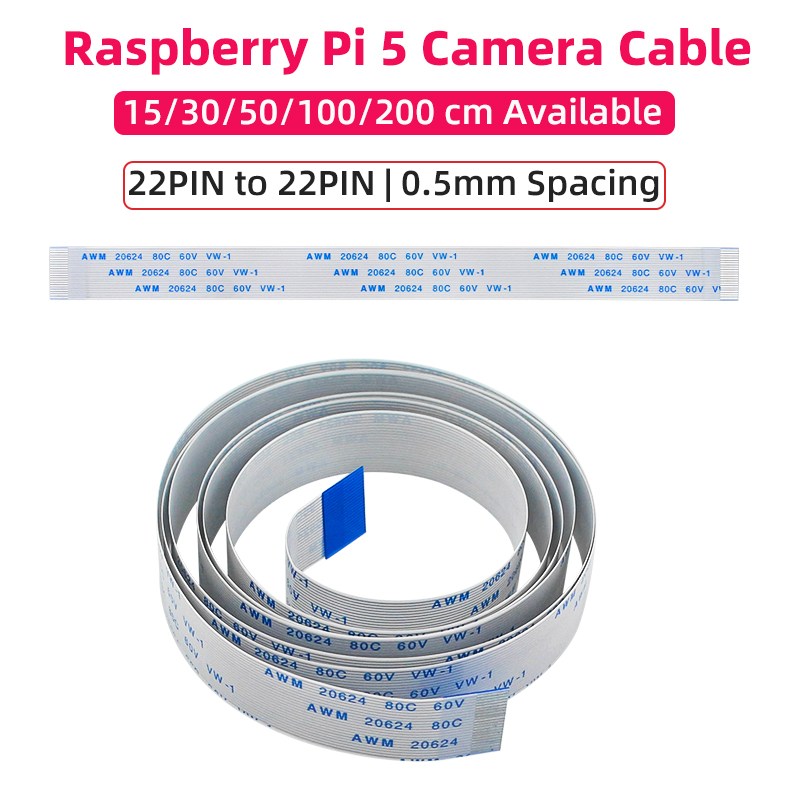 Кабель камеры Raspberry Pi 5,  – обзор и цена Pi Camera Cable