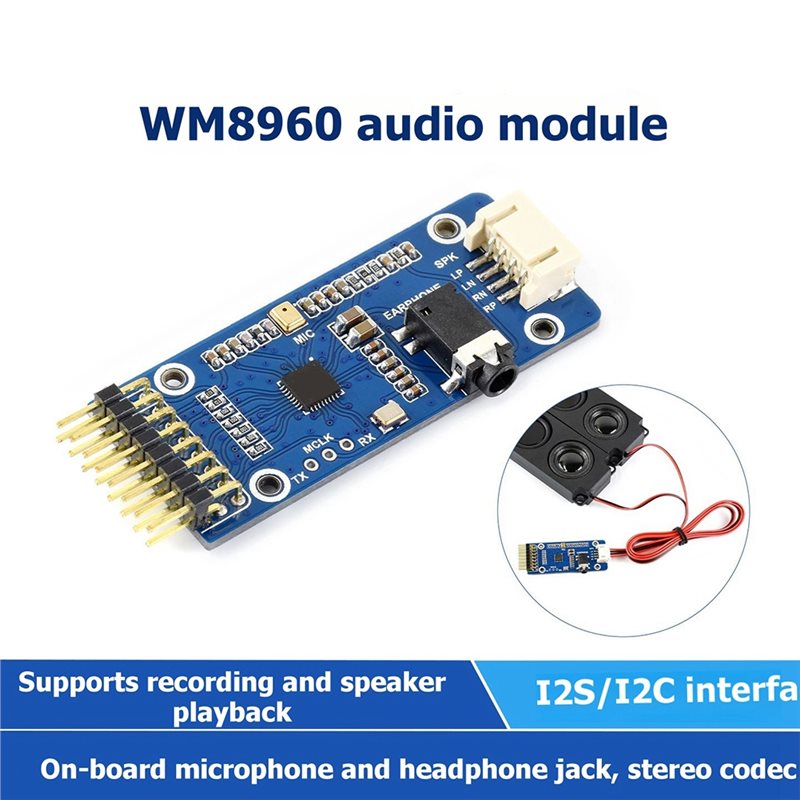 WM8960 – модуль аудиокодека дл – обзор и цена Pi Display
